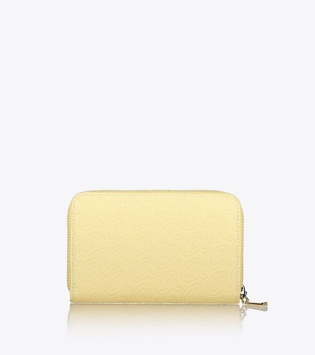 Бледожълт портфейл Axel