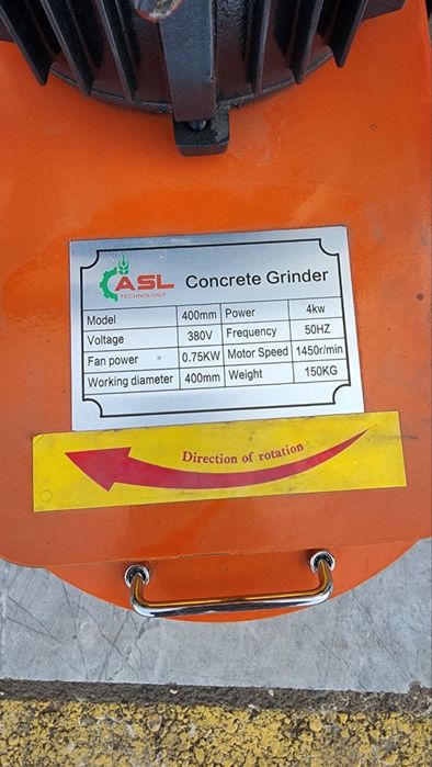 ASL 400mm Beton silliqlash mashinasi 4kw 380V 150kg шлиповка машина