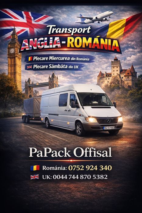 Transport international Romania-Anglia-Belgia-Germania