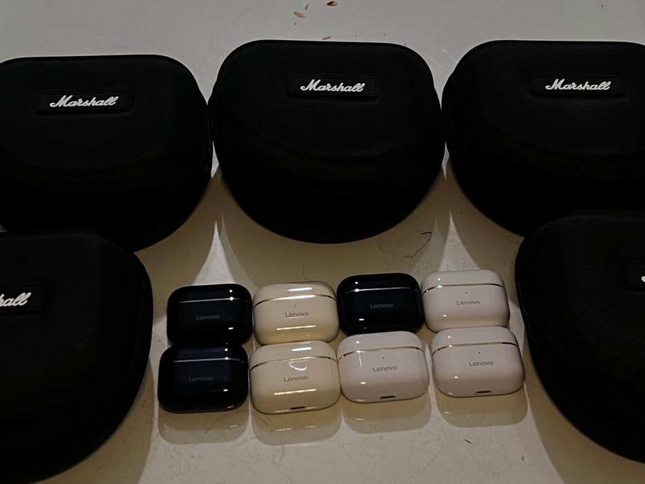 Наушники Леново и Маршалл