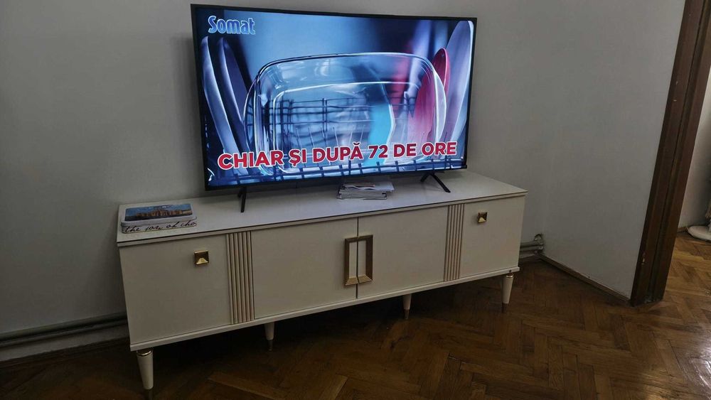 Comoda TV alb ivory Veyron Gold