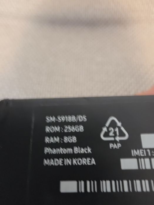 Doar vând Samsung Galaxy s23 ultra - 256 GB - 8gb ram - negru