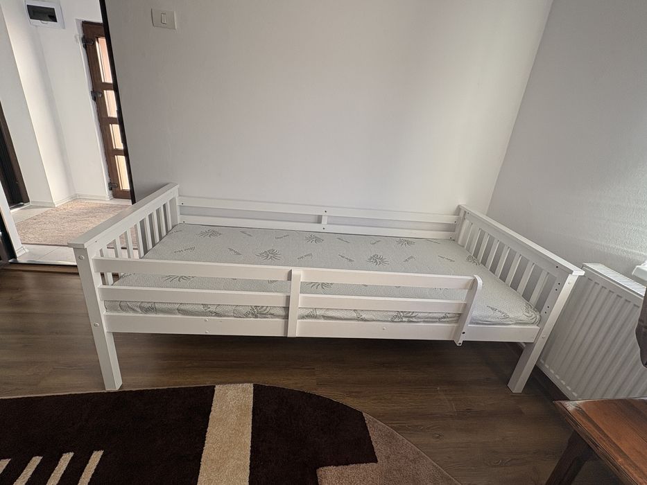 Vand pat nou din lemn cu slatea 90/200