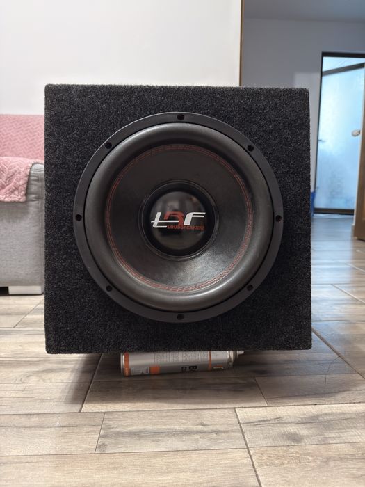 Subwoofer 12 inch 500W RMS + Amplificator Deaf Bounce AAP 2100.1D Atom Plus monobloc 2100w