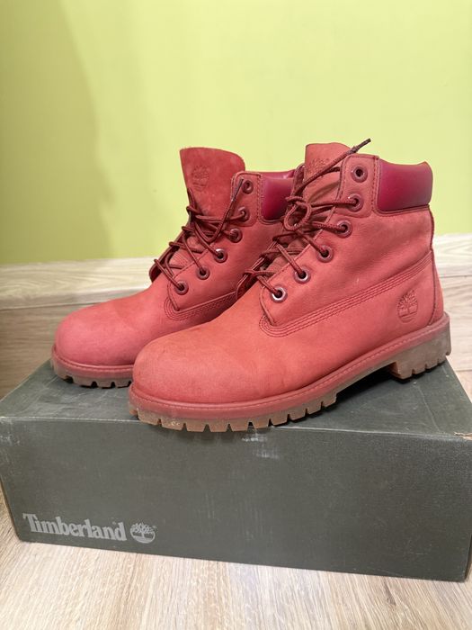 Timberland Premium 6-Inch Waterproof (Червени) боти кубинки – Размер 39