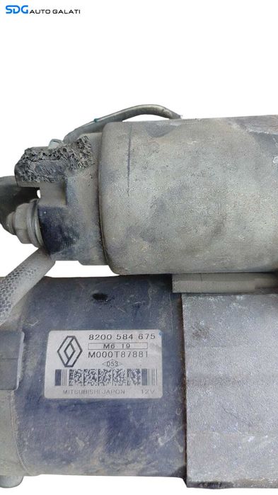 Electromotor cu 12 Dinti Nissan Qashqai J10 1.5 DCI K9K 2007 - 2013 Cod 8200584675 M000T87881 [M7935]