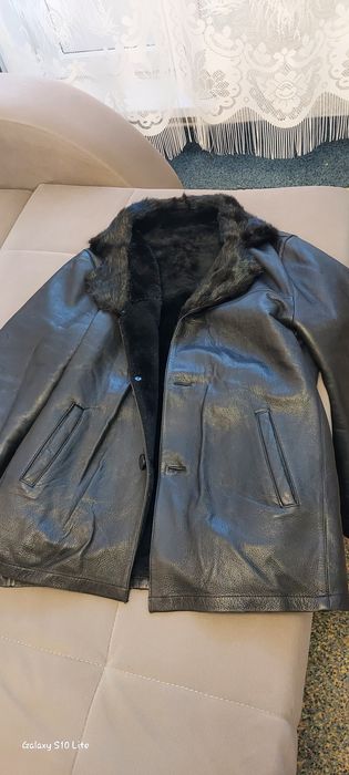 Дублёнка кожаная  мужская