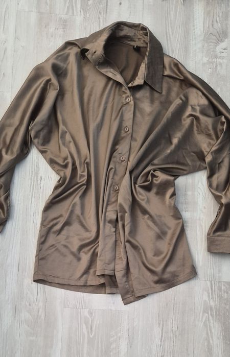 Риза EVis  розов  сатен