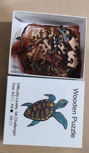 Jucarii - Puzzle din lemn - forme diferite animale