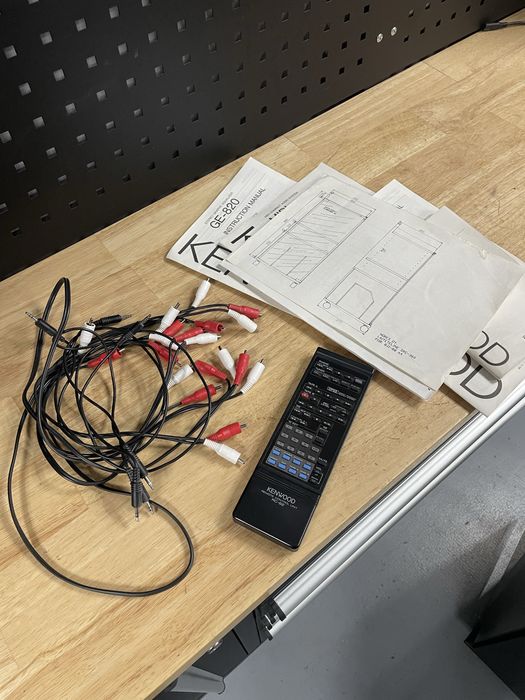 Linie kenwood amplificator a-62 deck x-82 cd player dp-520 eq ge-820