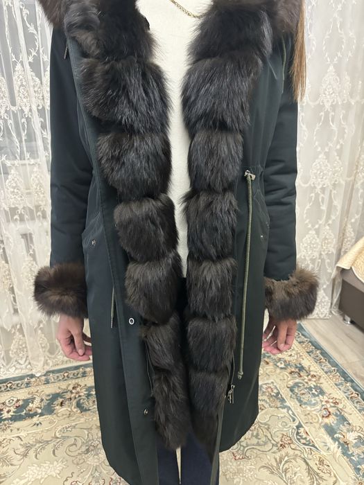 Парка с натуральным мехом