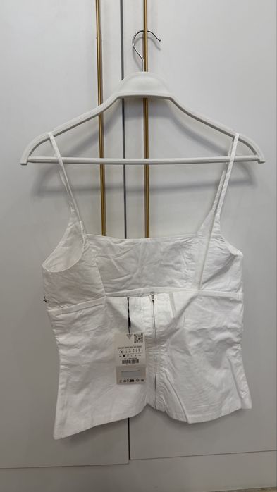 Белый топ Zara продам
