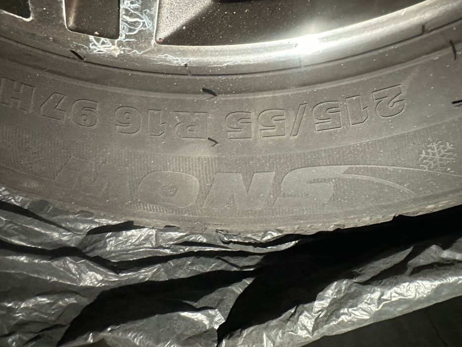 Set roti iarna  riken cu jante 215/55R16