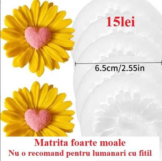 Matrite din Silicon pt Aranjamente florale – lumanari, sapun, ipsos