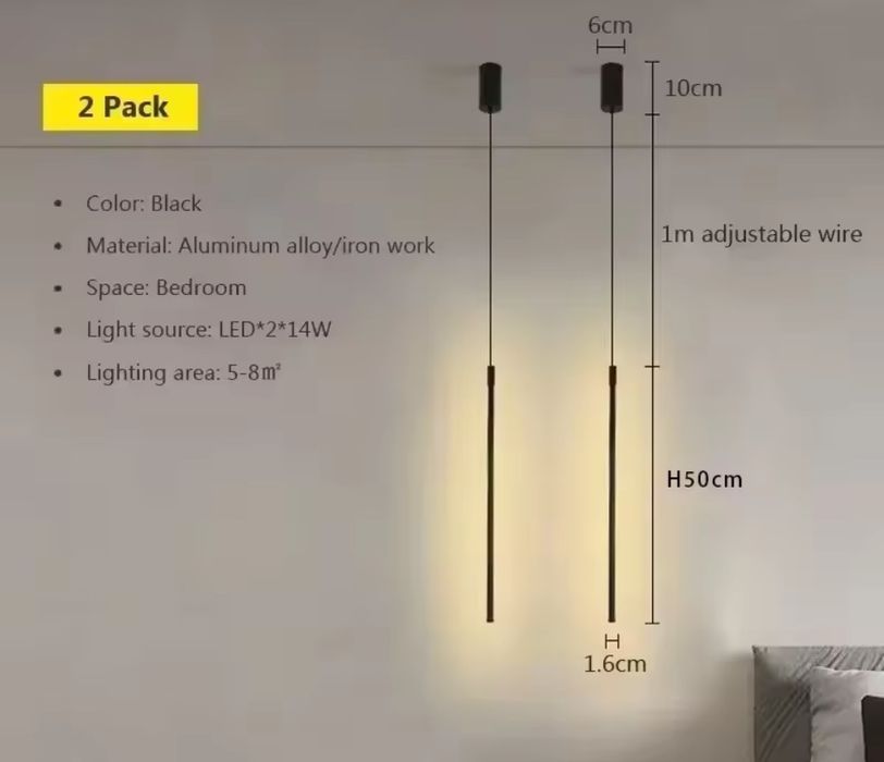 Pendul iluminat modern