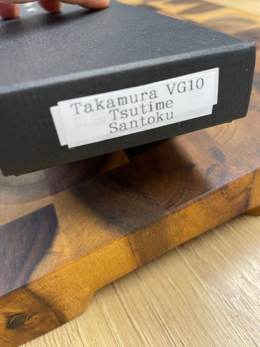 Японски нож сантоку 17 см vg10 стомана - Takamura