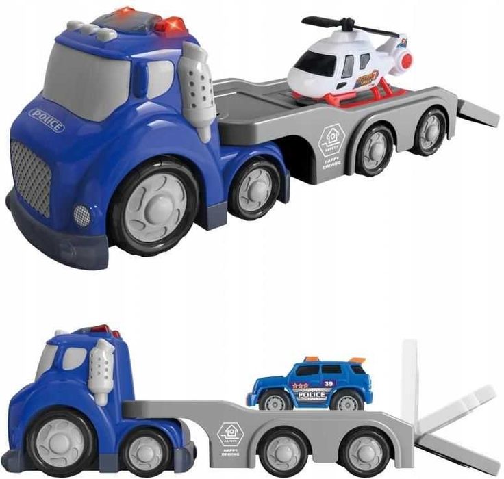 Пътната помощ Полицейски камион с хеликоптер