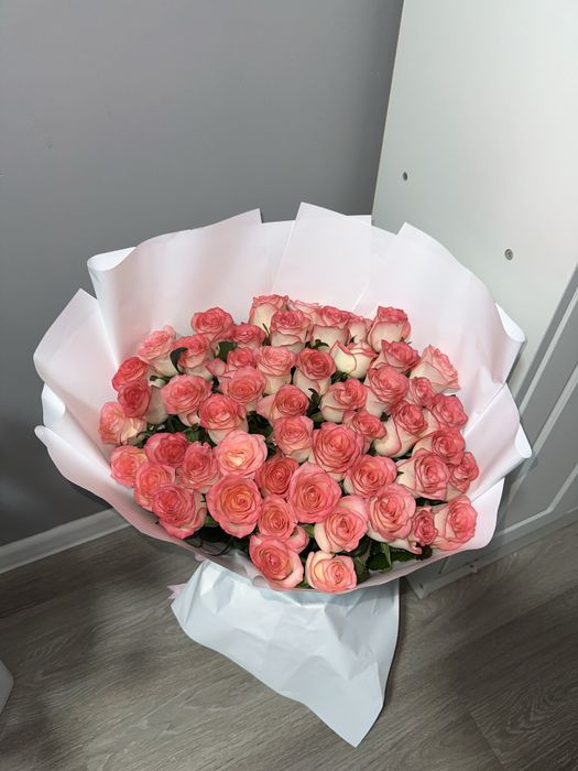 51 роза розового цвета