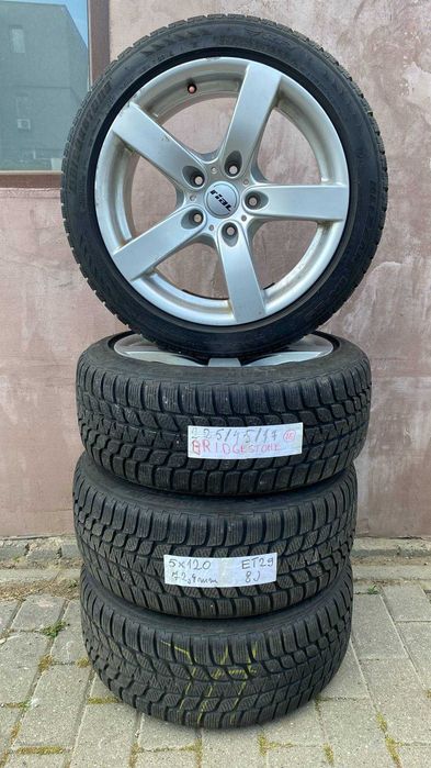 jante alu bmw 5x120 usor concave 8j  et 29 cu anv iarna 225 45 17