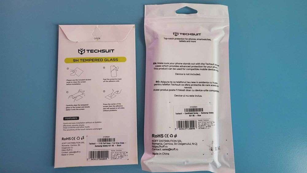 Folie protectie + carcasa Samsung S21