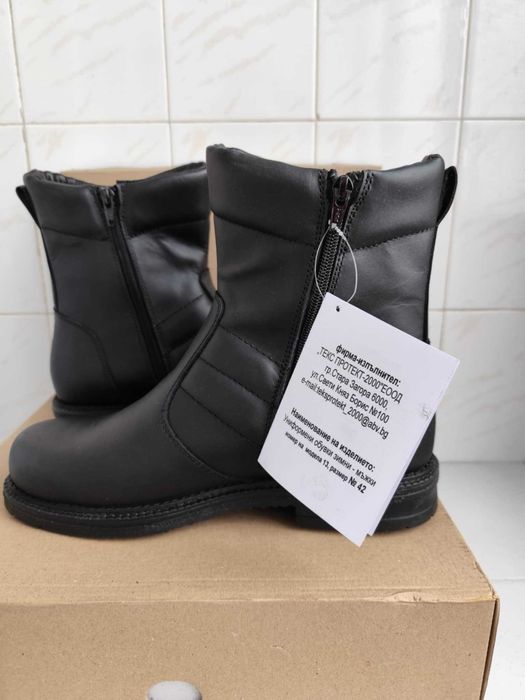 Нови мъжки кожени боти №42