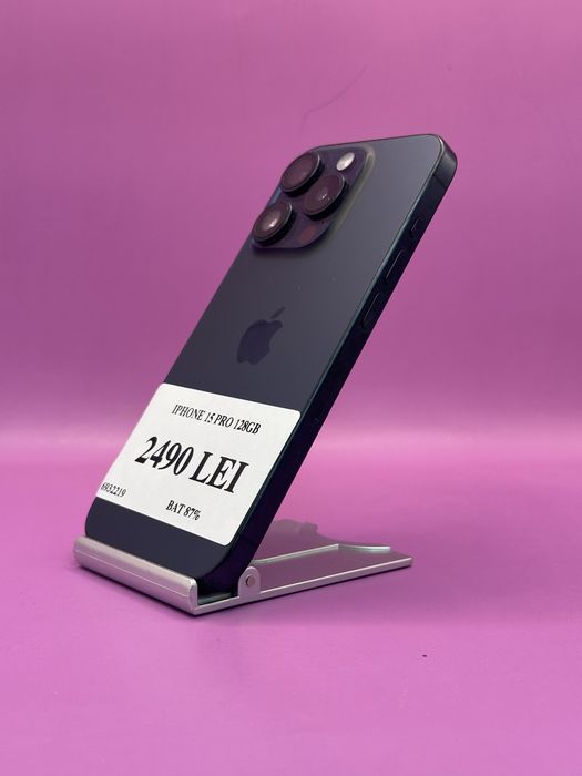Iphone 15 Pro 128Gb 87%•Amanet Matei Crangasi•69322