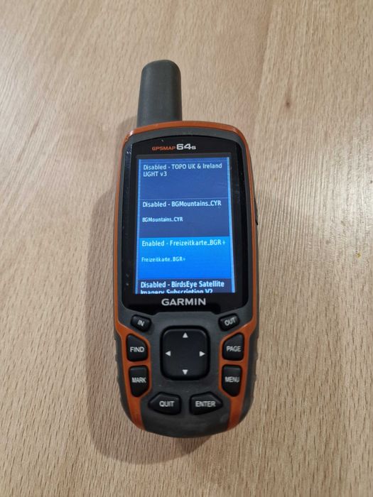 Офроуд и туристическа навигация Garmin GPSMAP 64s