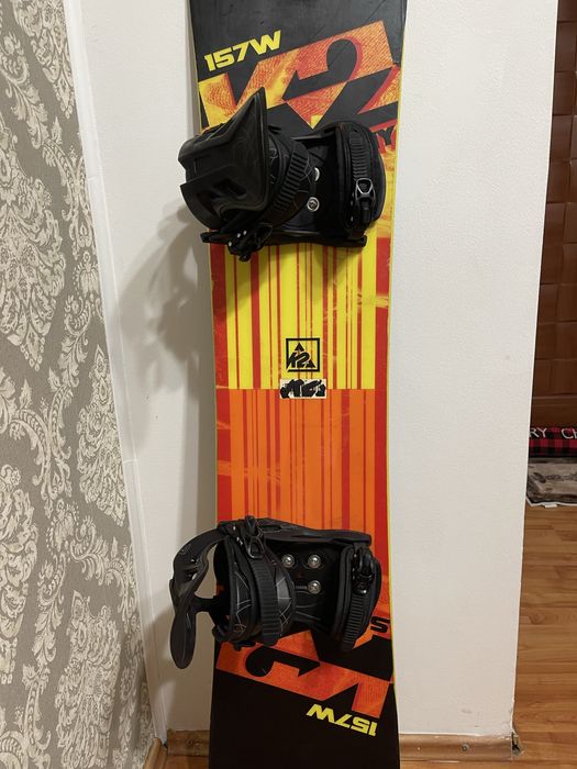 Placa snowboard 157 cm k 2 wide cu legaturi
