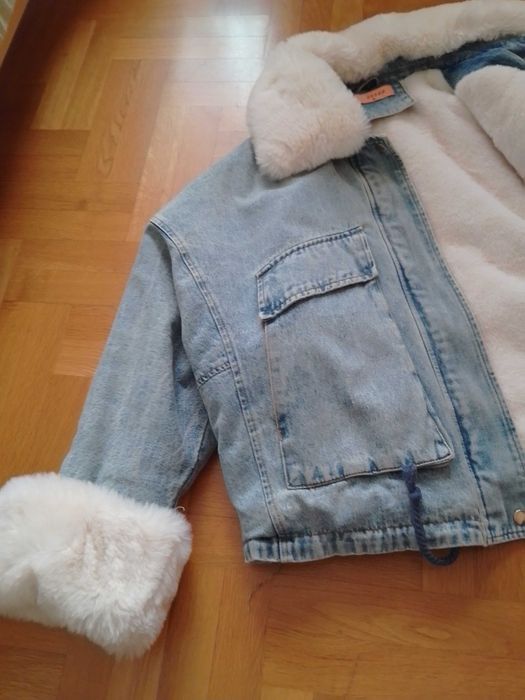 Дънково яке с пух - размер М