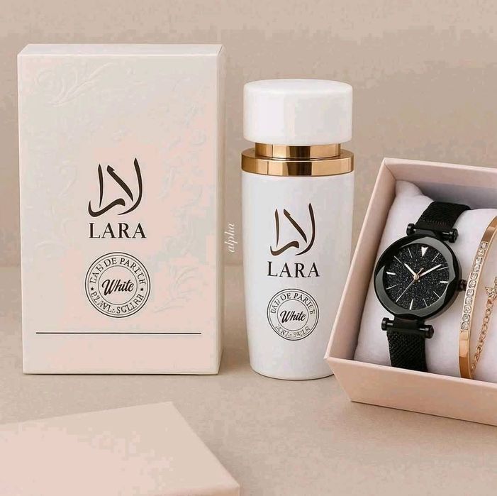 Арабски парфюм 100ml + Луксозен дамски часовник