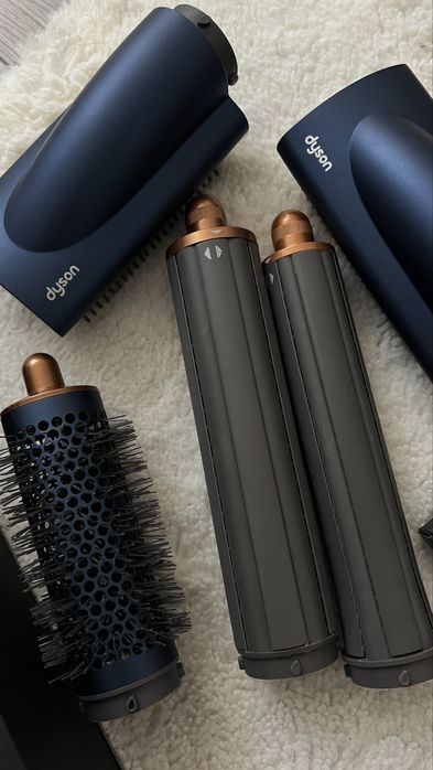 Dyson Airwrap HS05 Complete Long - Albastru de Prusia/Cupru - Complet - Cu etui