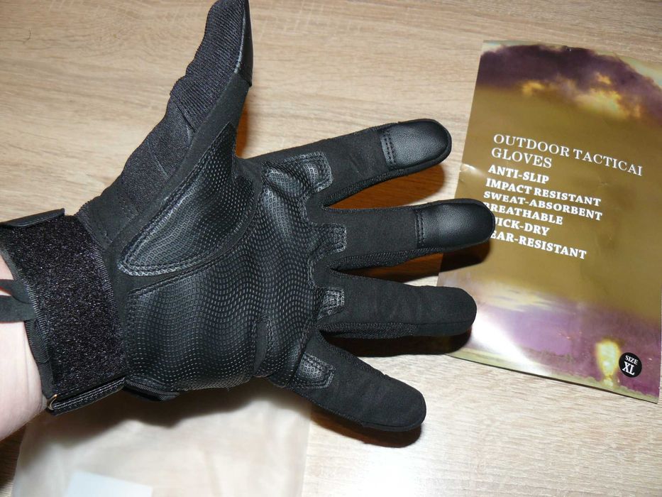 Manusi Tactice Asalt Military Gloves 8FIELDS Black,Noi, Marime L