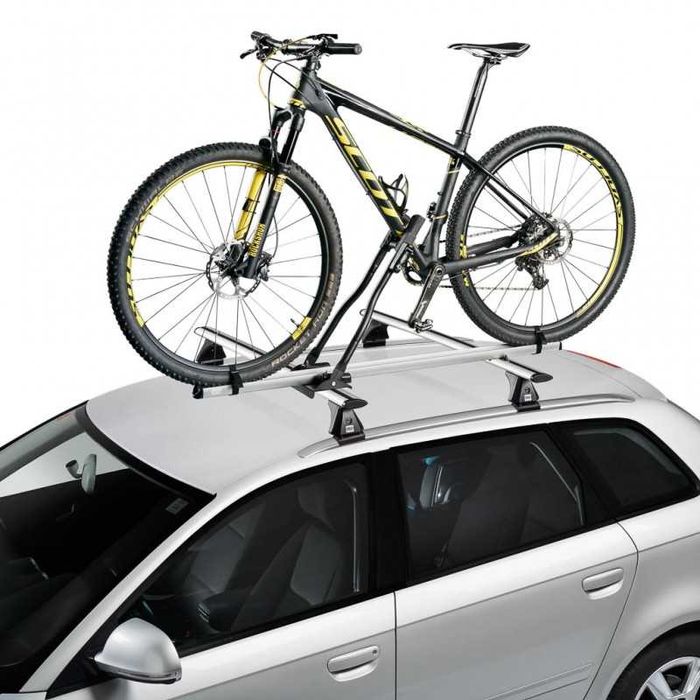Suport Bicicleta CRUZ , otel / aluminiu / race ; Montaj pe pavilion !