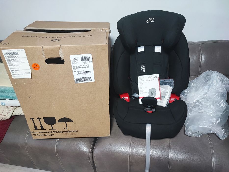 Scaun auto pentru copii Britax Romer - Evolva 1-2-3 SL SICT, 9 - 36 kg Cosmos Black