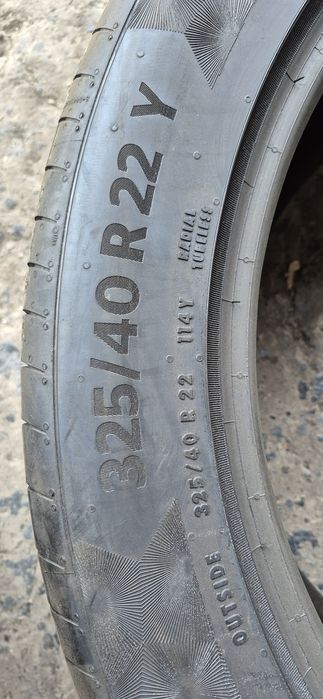2 anvelope vara Continental 325/40/22.Pretul este pe bucata.