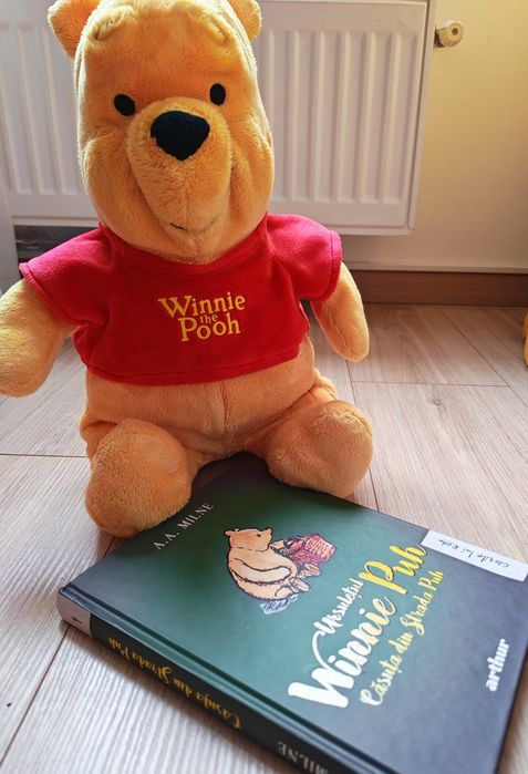 NOI! Set pluș + carte - Winnie the Pooh - stare impecabila