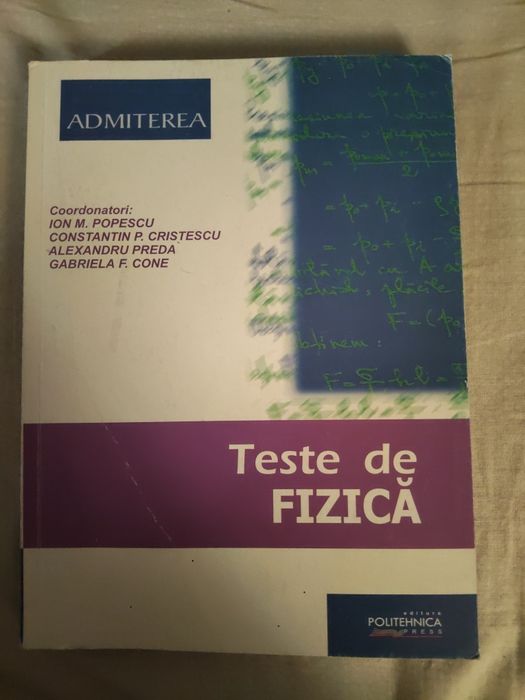 Carte de fizica  admitere politehnica
