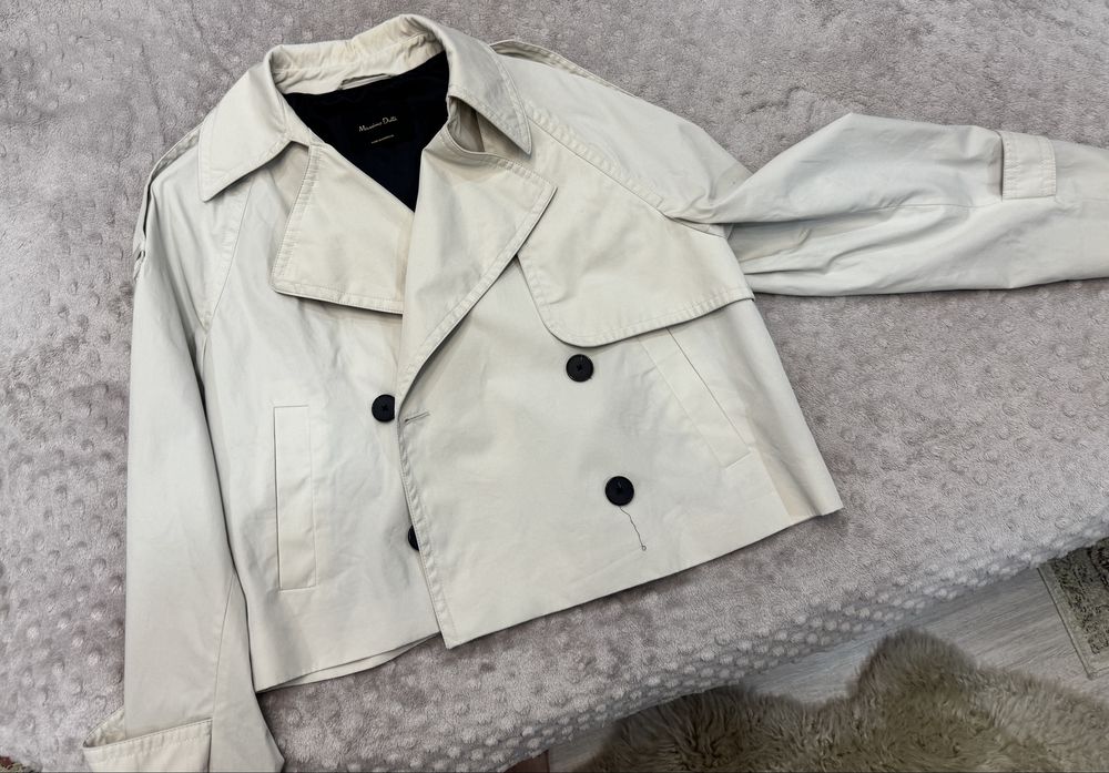 Тренч коротки massimo dutti