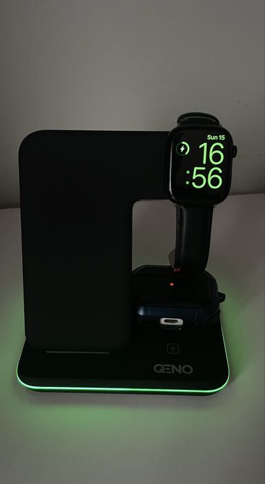 Incarcator Wireless Qeno® Statie Incarcare 3 In 1