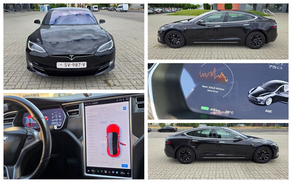 TESLA S 75D 2018 4x4, Matrix, Trapa, AutoPilot, Alcantara, PROPRIETAR