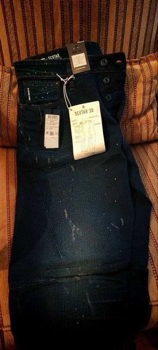 Оригинални мъжки дънки G-STAR Scutar 3D Tapered / 32 номер