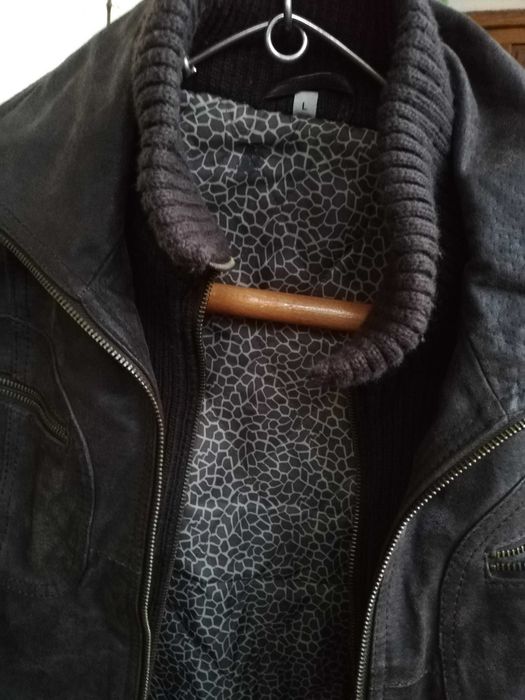 Geacă Piele întoarsă dama