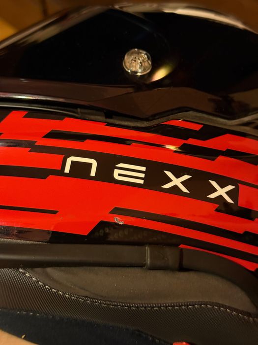Casca Nexx X.R3R Glitch Racer Red