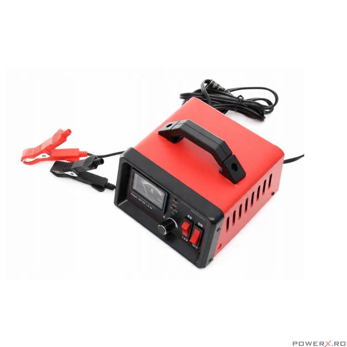 Redresor, incarcator auto pentru baterii 6-12V, 230V, 5-75Ah, Kraft