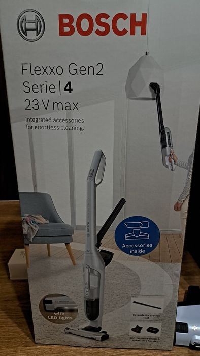 ЧИСТО НОВА прахосмукачка BOSCH 2 в 1  !!! Неупотребявана !!!