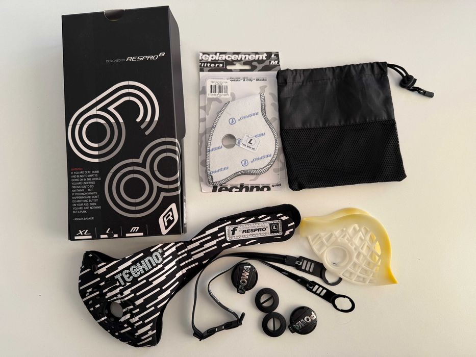 Masca antipoluare RESPRO Techno(TM) PLUS Speed, extra curea, 2 filtre