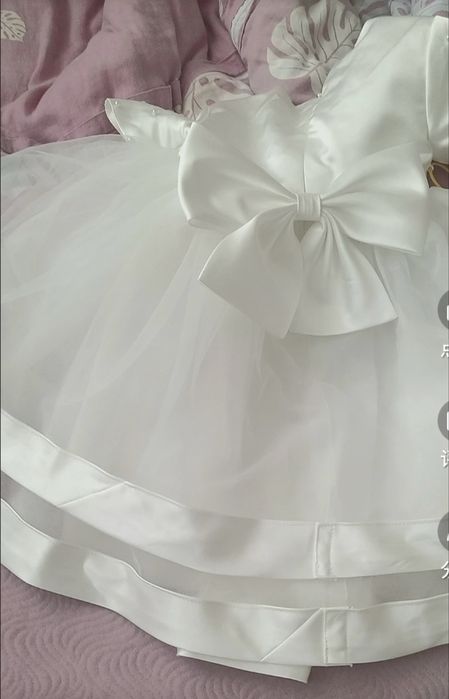 Платье белое для девочки