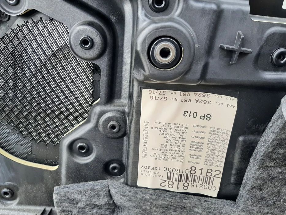 fata tapiterie usa stanga spate  mercedes e-class w212