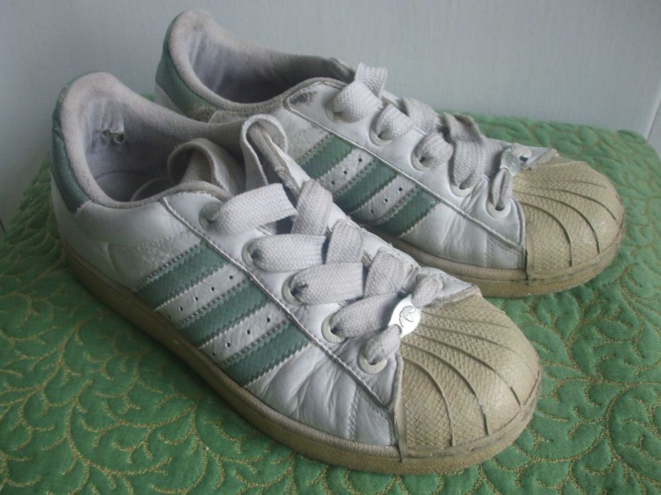 Adidas Superstar alb-vernil nr.38 2/3