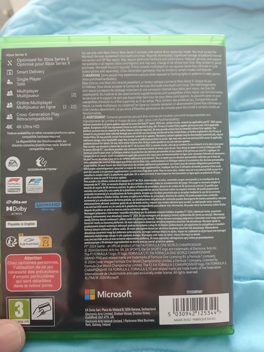 F1 2024 Xbox игра